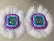 Load image into Gallery viewer, Valentine Fox Fur Earrings
